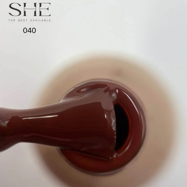 Гель-лак 040 SHE, 10 мл