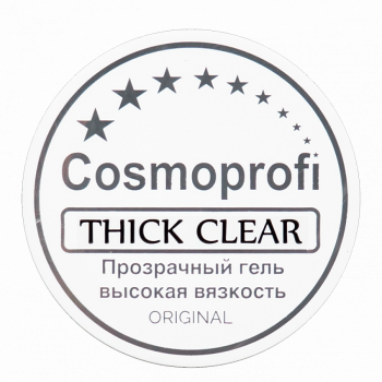 УФ гель прозрачный "Thik Clear" Cosmoprofi, 15 мл