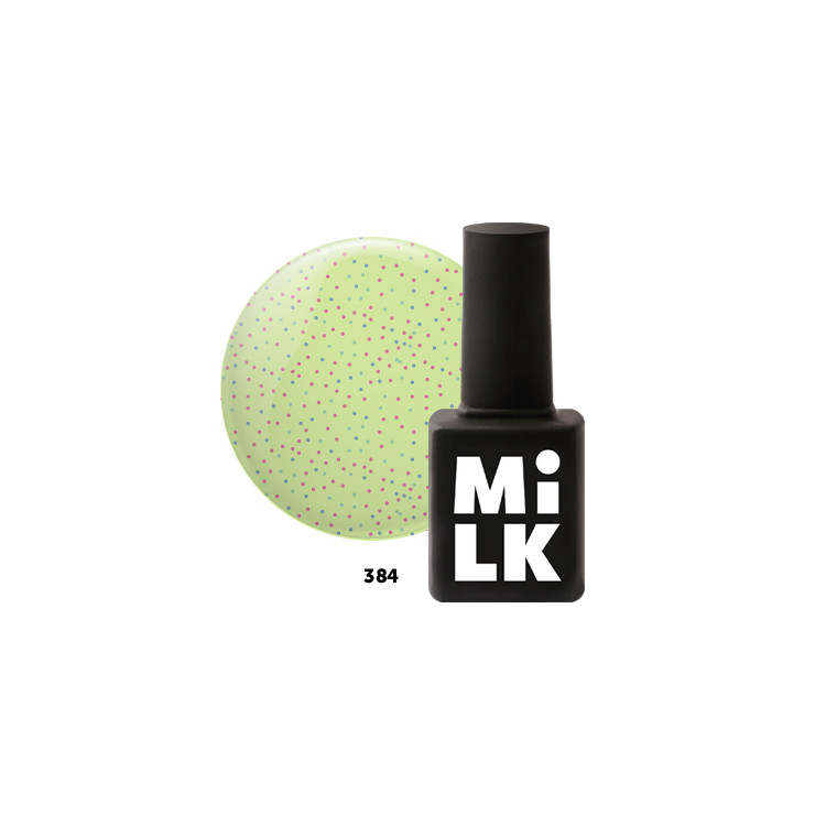 Гель-лак Milk Smoothie 384 Lime Chia, 9мл