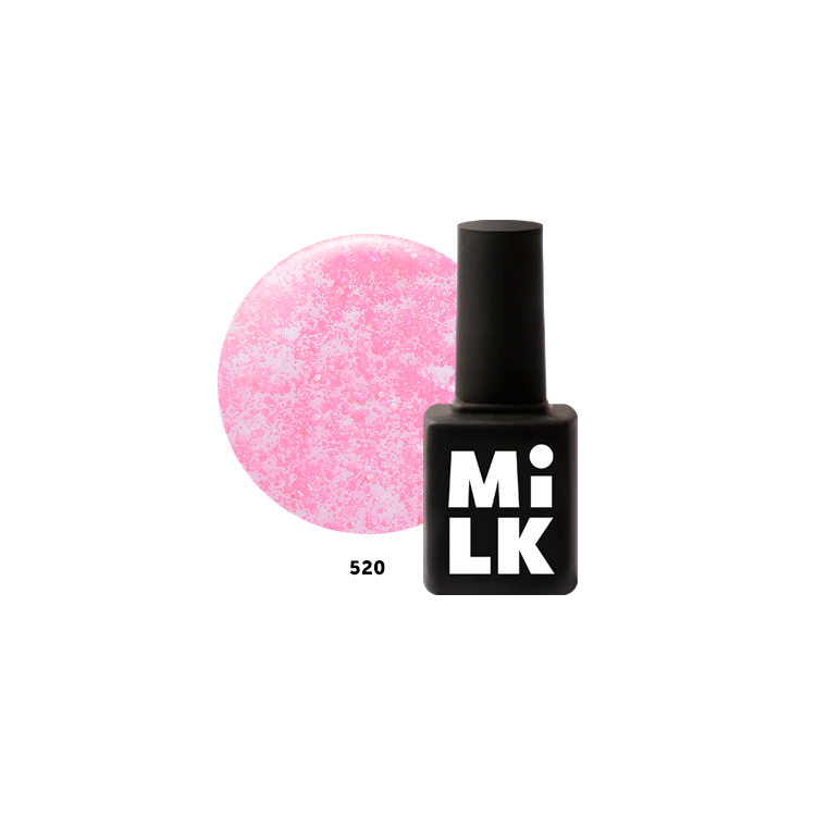 Гель-лак Milk Soda 520 Bubblegum Scrub, 9мл