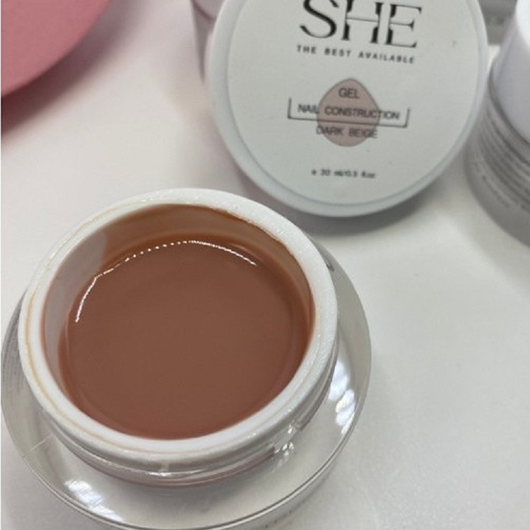Конструирующий гель "DARK BEIGE" SHE