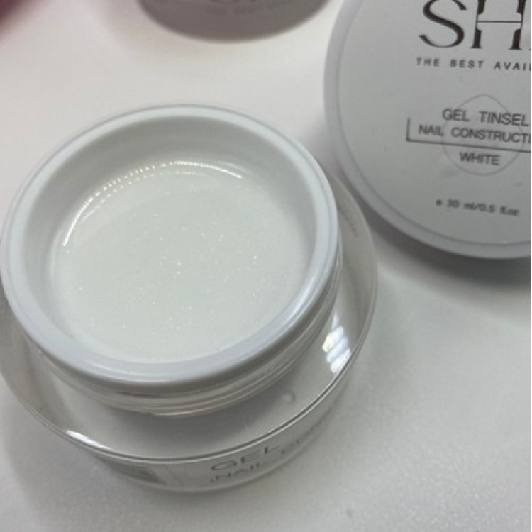 Конструирующий гель "TINSEL WHITE" SHE